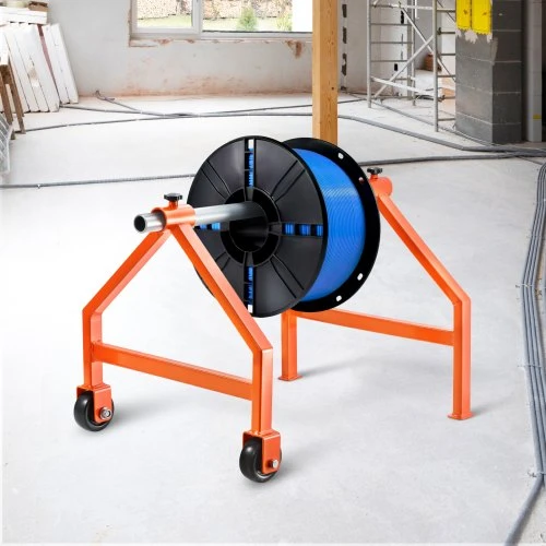 VEVOR Vielos ritės stovas su ratukais, iki 100 kg, iki 76 cm ritės skersmeniui