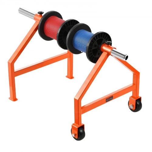 VEVOR Vielos ritės stovas su ratukais, iki 100 kg, iki 76 cm ritės skersmeniui