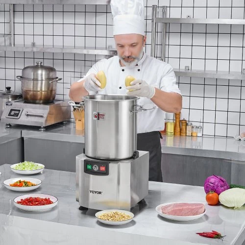 VEVOR Virtuvinis kombainas FC-18V1, nerūdijantis plienas, 18 l, 1500 W