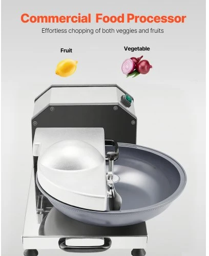 VEVOR Virtuvinis kombainas FC370MT, 250 W, nerūdijantis plienas, 59 x 41 x 25 cm