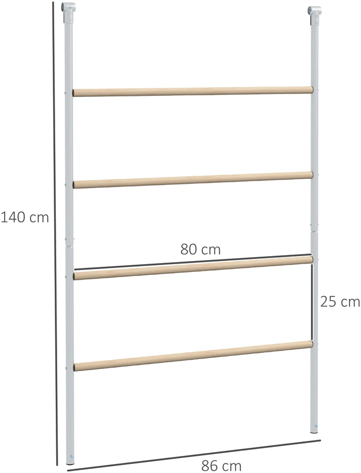 Aosom Vištų tupėjimo kopėčios, 4 tupimosios kartelės, atsparios oro sąlygoms, 4-6 vištoms, plienas / mediena, sidabrinė, natūralaus medžio