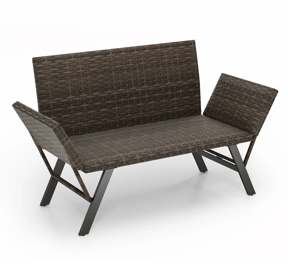 Lauko baldų komplektas Promotion Sulankstomas 2 vietų lauko sofa, pilka