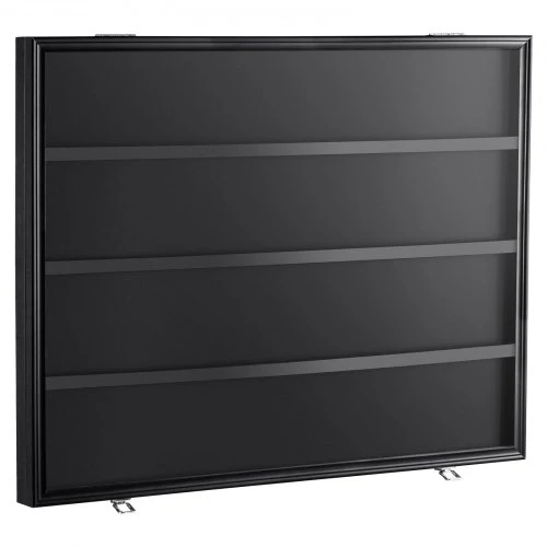 Nuotraukų rėmelis Koduva VEVOR 36 graded sports card display case, 77.5 x 61.7 x 5.3 cm, matinės juodos spalvos