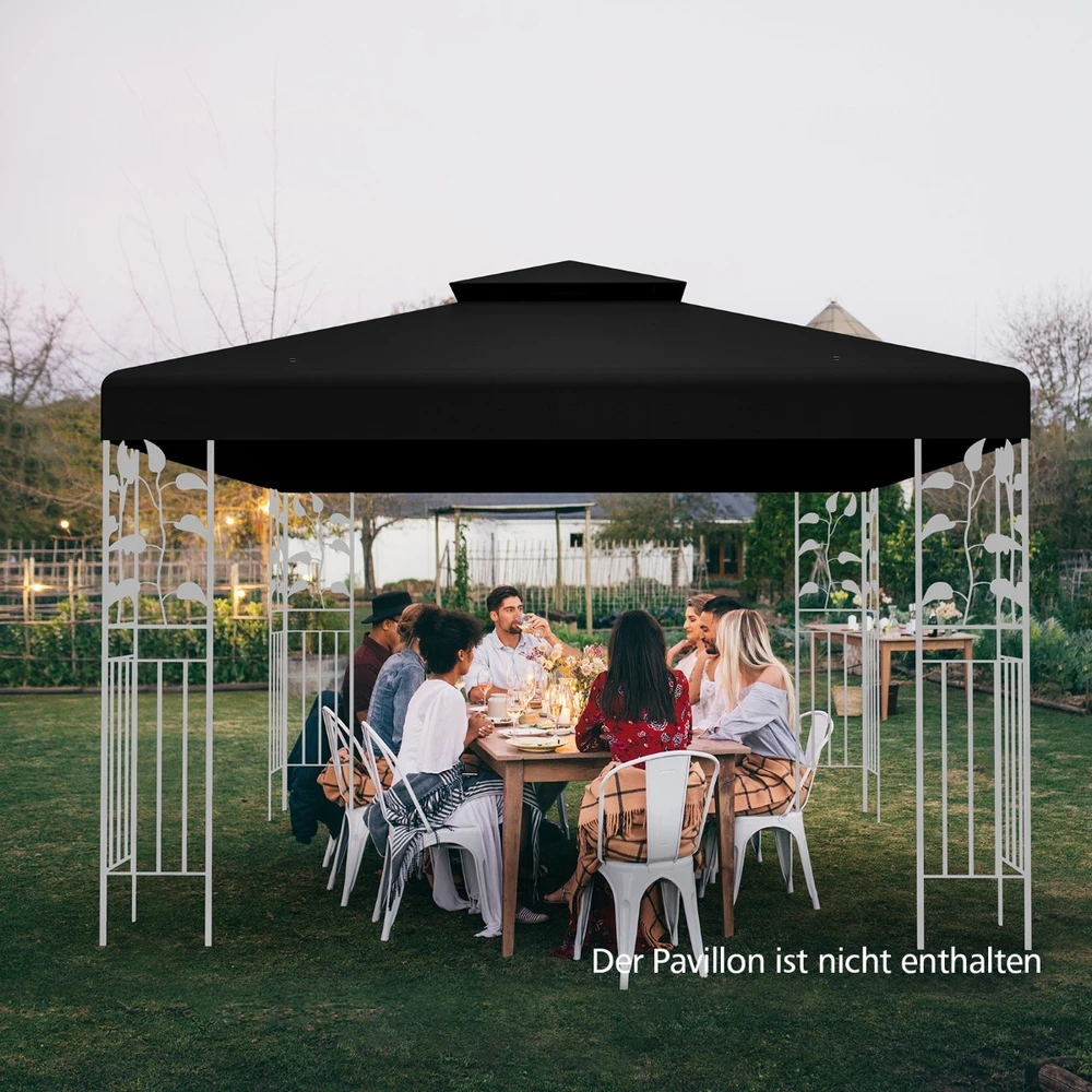 Promotion Paviljono stogo danga 3x3 m juoda