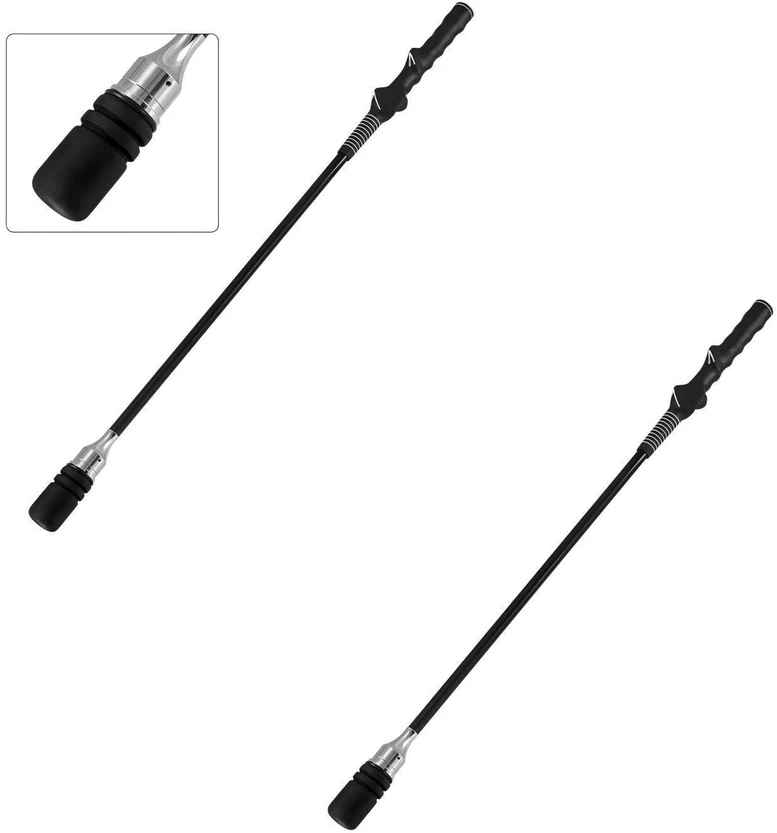 Promotion 2 vnt. golfo mosto treniruokliai, juodi, 80 cm