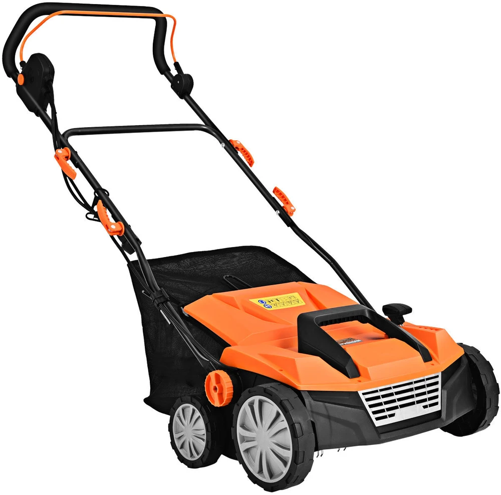 Promotion Elektrinis vejos skarifikatorius ir aeratorius, 1800 W, oranžinis, 67 x 58 x 86-104 cm