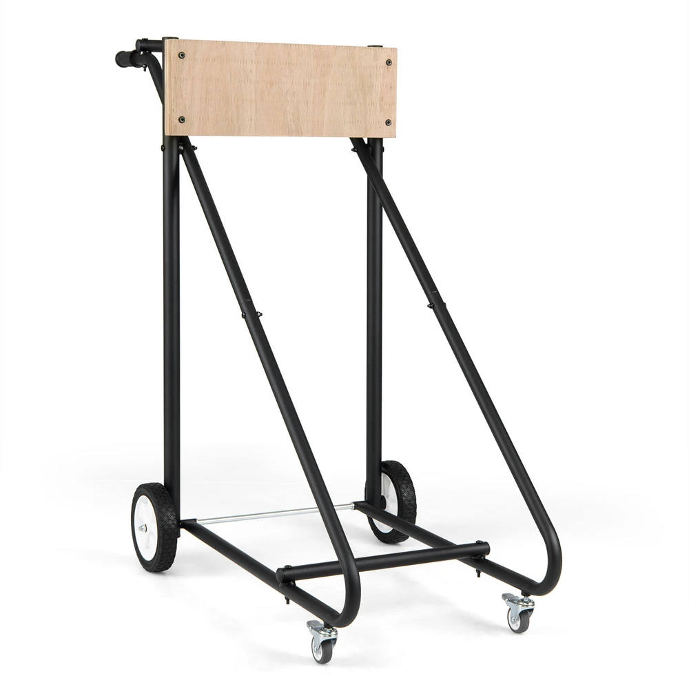 Promotion Pakabinamo variklio stovas su ratukais, juodas, 150 kg, 110 x 57 x 104 cm