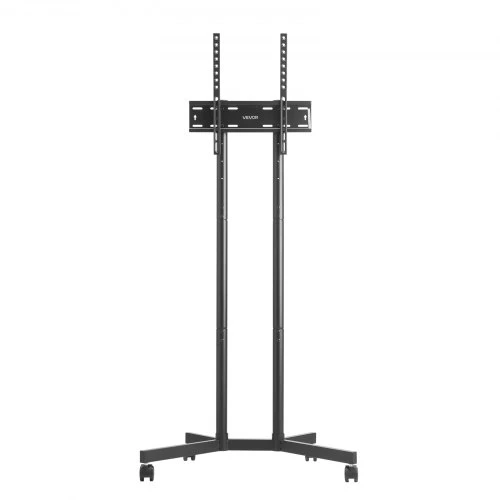 TV staliukas VEVOR Mobilus televizoriaus stovas TC80 su ratukais, reguliuojamo aukščio, 81–165 cm ekranams, iki 40 kg
