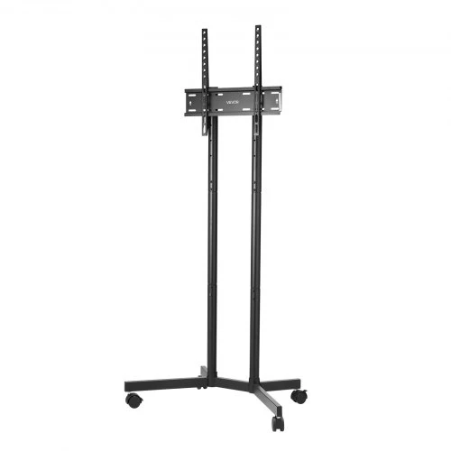 TV staliukas VEVOR Mobilus televizoriaus stovas TC80 su ratukais, reguliuojamo aukščio, 81–165 cm ekranams, iki 40 kg