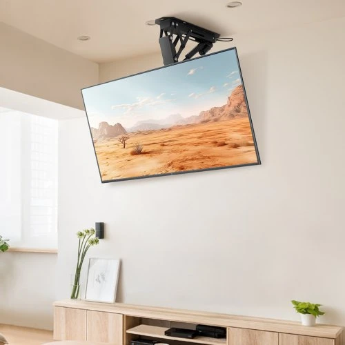 TV staliukas VEVOR Motorizuotas lubinis TV laikiklis 32–65 col. ekranams, iki 88 lb, VESA iki 24 x 24 in