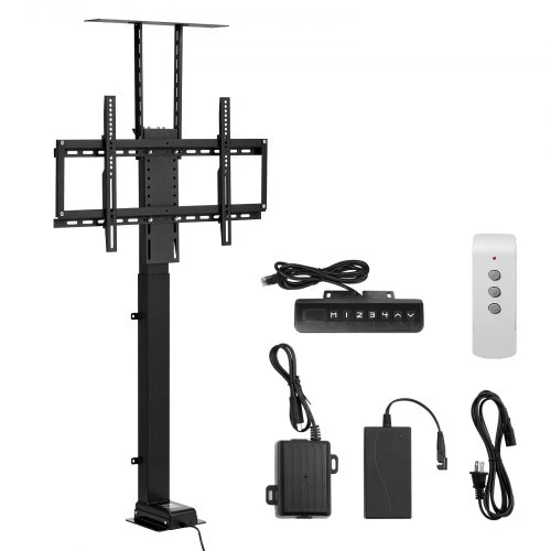 TV staliukas VEVOR Motorizuotas TV stovų liftas, 32–70 col., iki 54 kg, grindinis