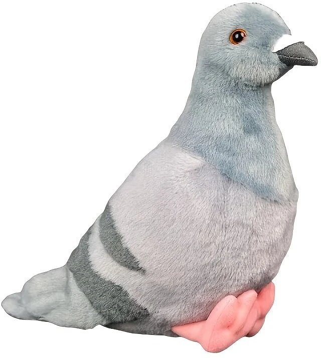 Minkštas pliušinis žaislas "balandis"