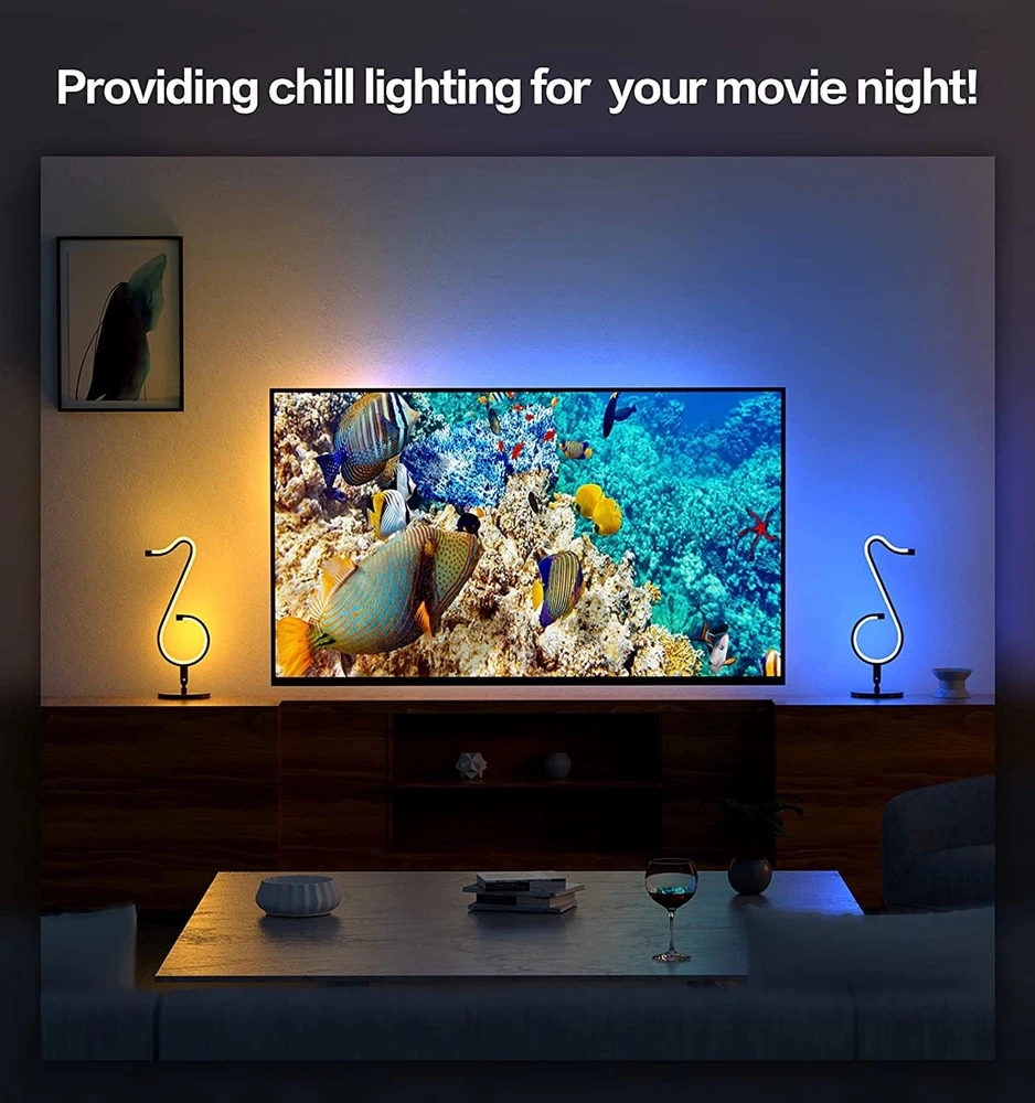 Nordhelios Išmanusis RGB LED šviestuvas „Muzikinė Nota Tik Tok“ – Bluetooth, App valdymas ir sinchronizacija su muzika