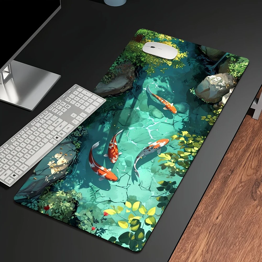Pelės kilimėlis "Japanese Koi Pond", 30x60cm