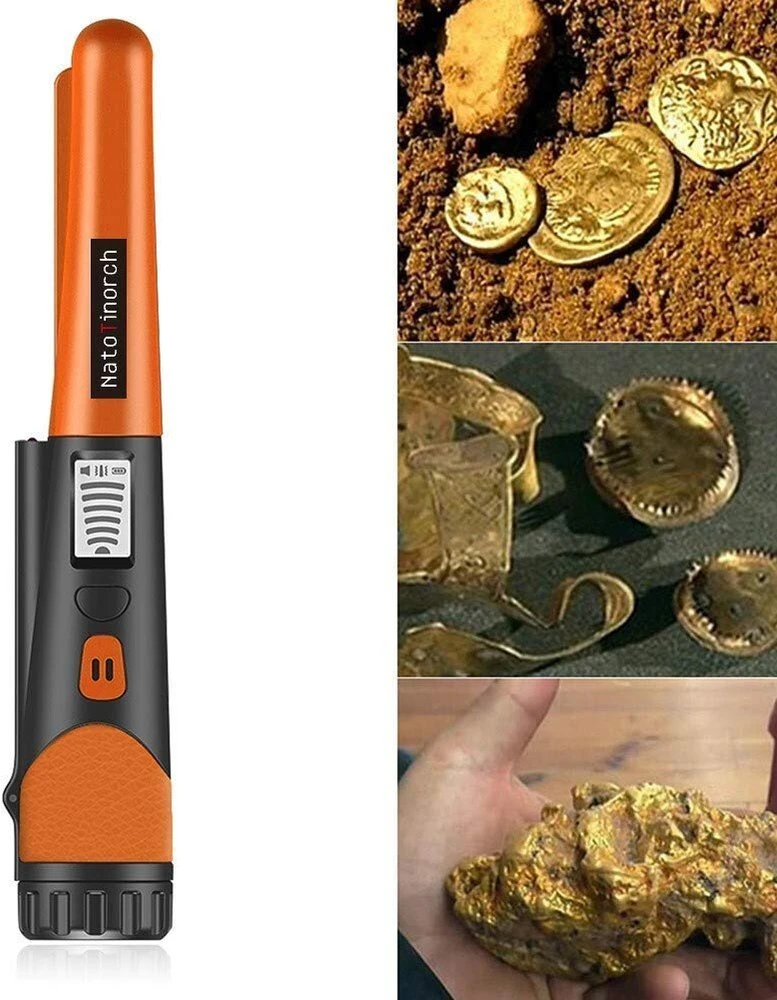 Rankinis metalo detektorius su LED indikatoriumi