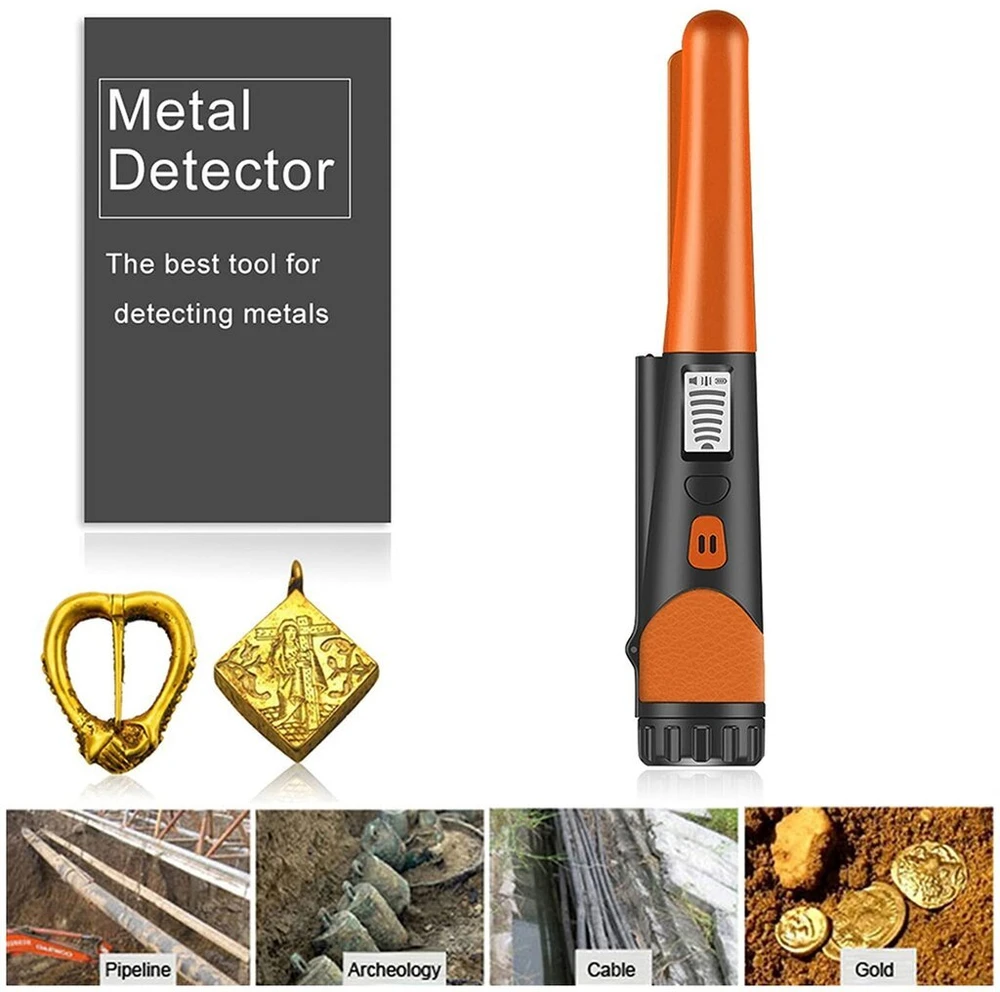 Rankinis metalo detektorius su LED indikatoriumi