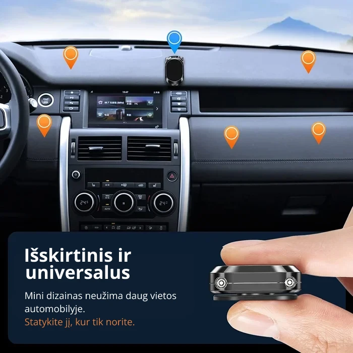 Smurf Magnetic Sulankstomas magnetinis automobilio telefono laikiklis
