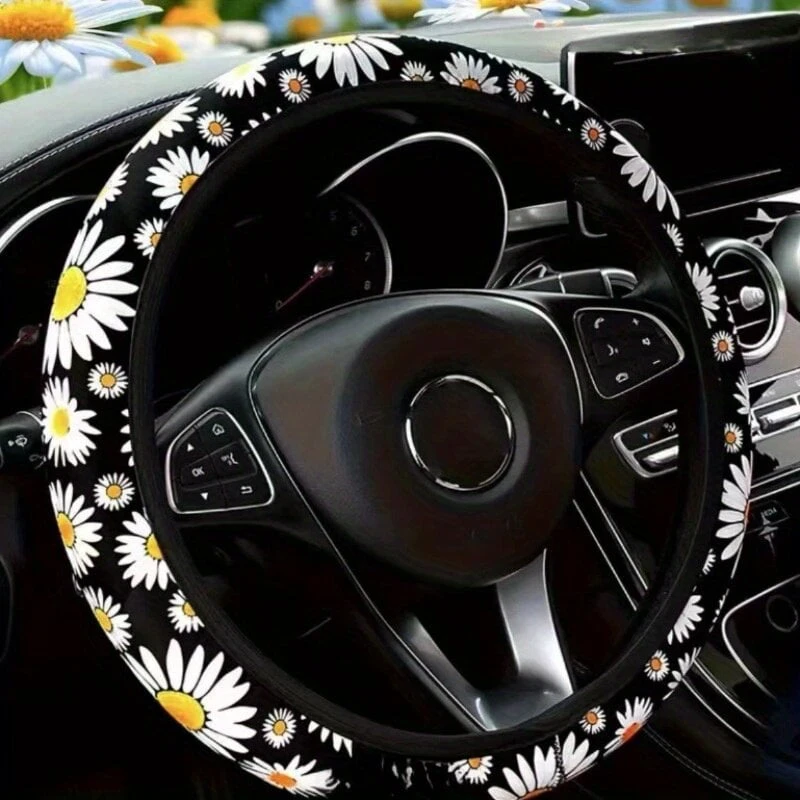 Vairo užvalkalas, su ramunėmis