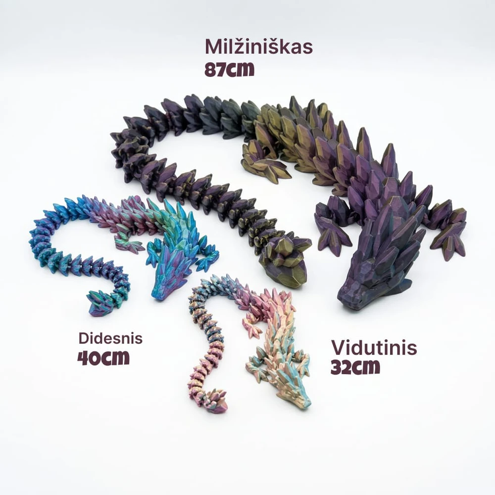 Garageprintslt Kristalų drakonas