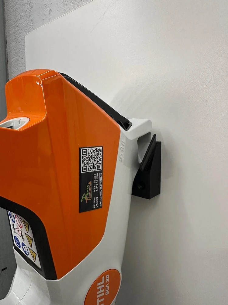 Garageprintslt STIHL BGA 30 Lapų Pūstuvo Sieninis Laikiklis