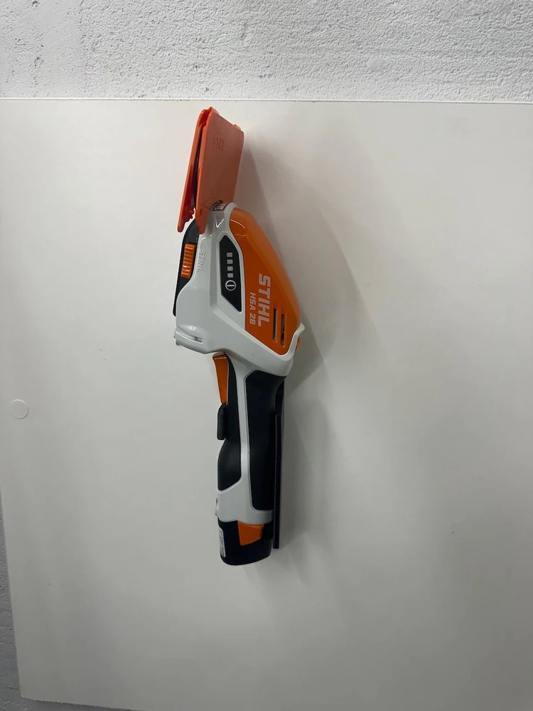 Garageprintslt STIHL HSA20 Gyvatvorių žirklės sieninis laikiklis
