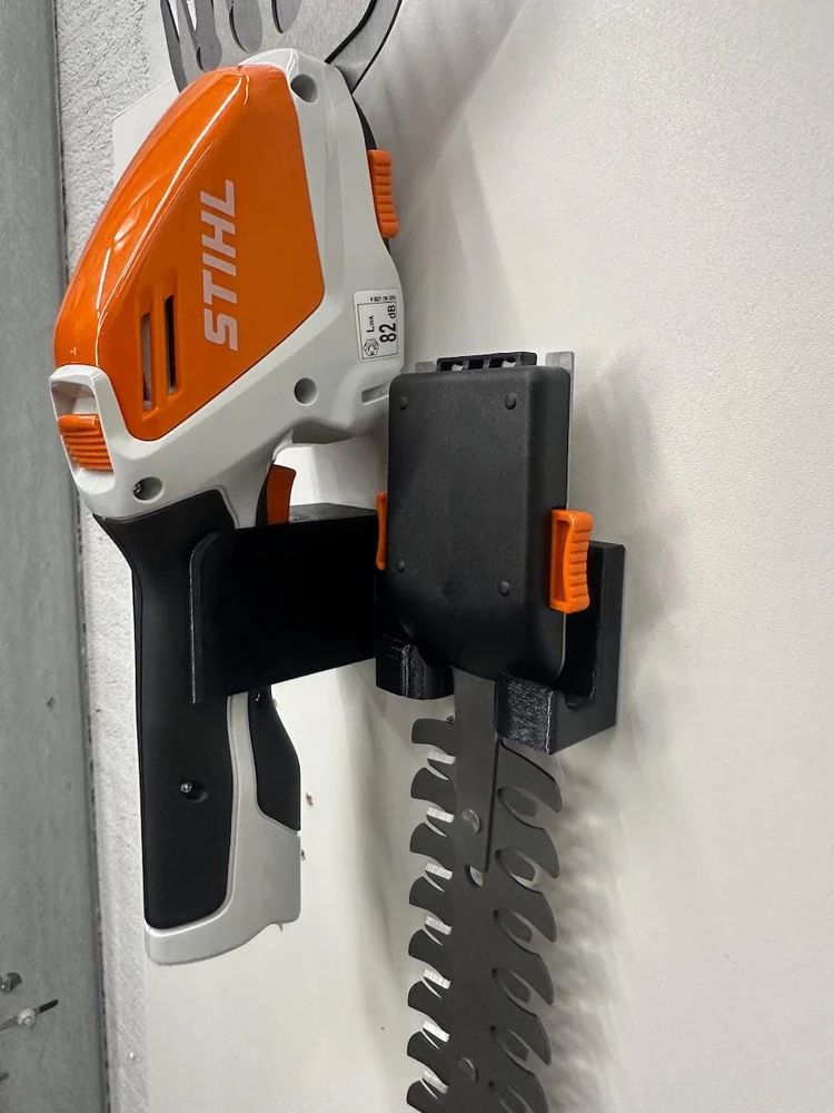 Garageprintslt STIHL HSA26 gyvatvorių žirklių ir priedų sieninė laikiklis