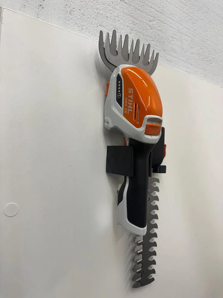 Garageprintslt STIHL HSA26 gyvatvorių žirklių ir priedų sieninė laikiklis