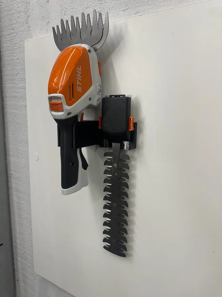 Garageprintslt STIHL HSA26 gyvatvorių žirklių ir priedų sieninė laikiklis