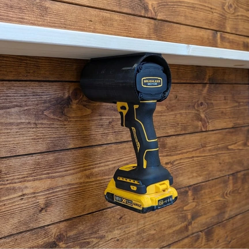 Garageprintslt DEWALT DCF smūgio įrankio ir smūginio veržliarakčio laikiklis ant sienos 18V xr 20V max įrankiams