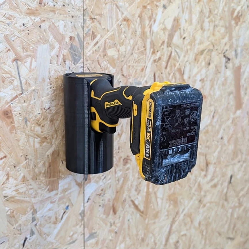 Garageprintslt DEWALT DCF smūgio įrankio ir smūginio veržliarakčio laikiklis ant sienos 18V xr 20V max įrankiams