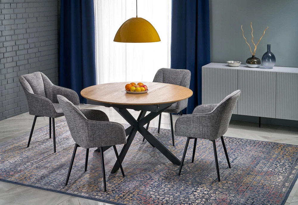 ACORD extension table, natural / juodas