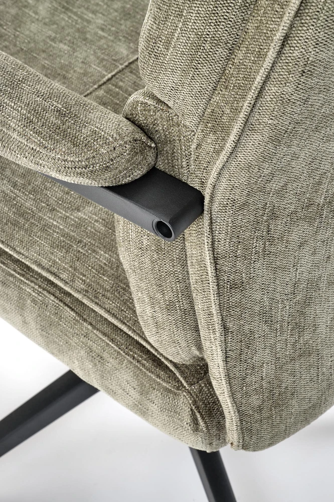 ADRIANO leisure chair color: olive #77