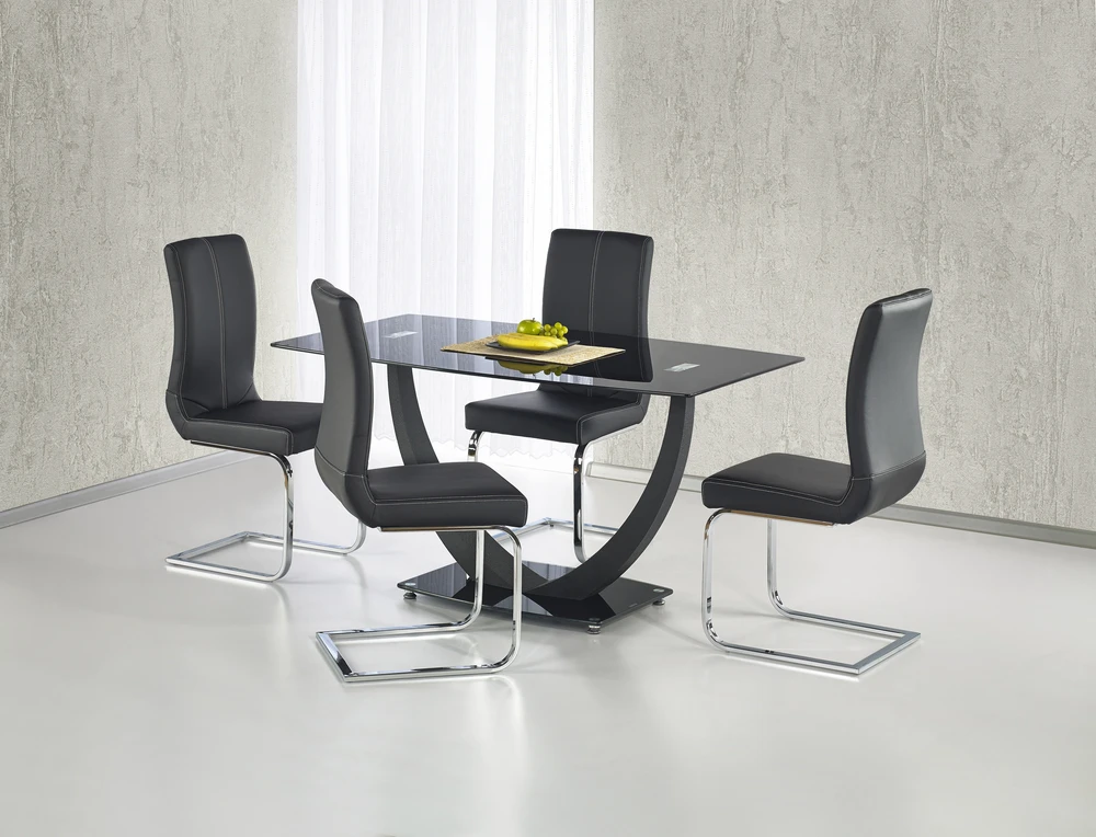 ANTON table color: juodas