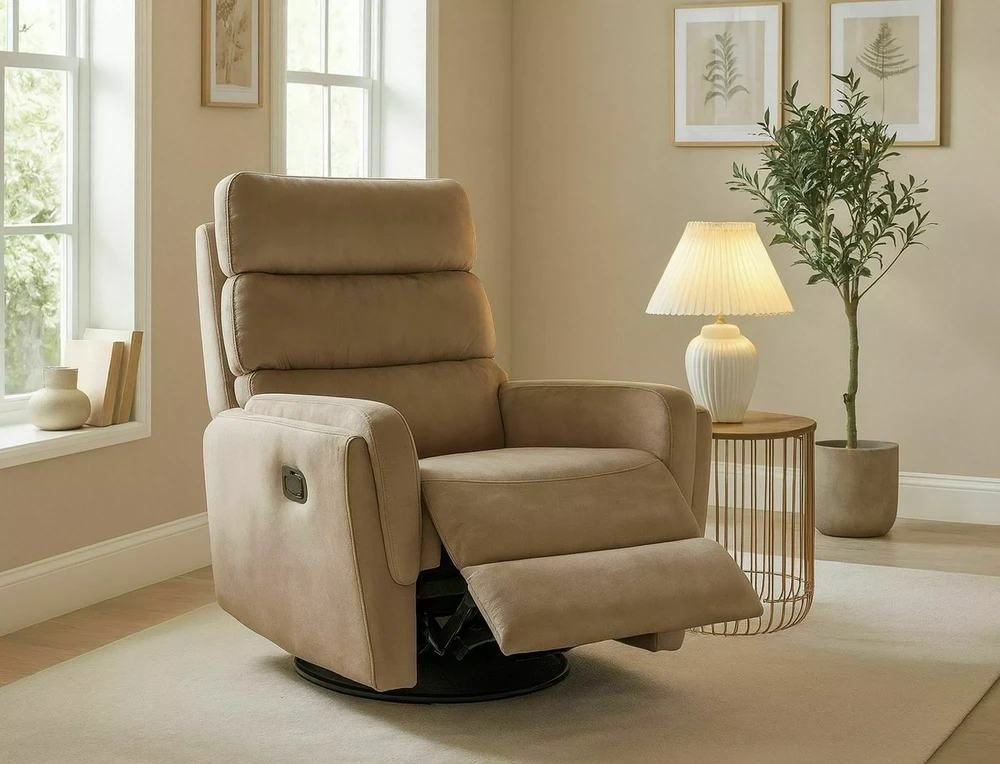Sofa Signal Meble „Argos“ aksominis atlošiamas fotelis
