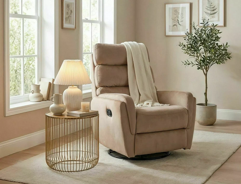 Sofa Signal Meble „Argos“ aksominis atlošiamas fotelis