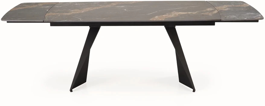ARMANI extension table, juodas marble / juodas