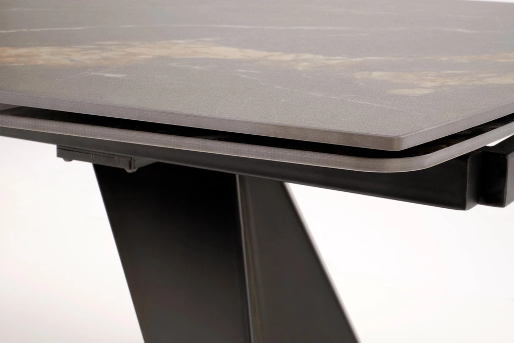 ARMANI extension table, juodas marble / juodas