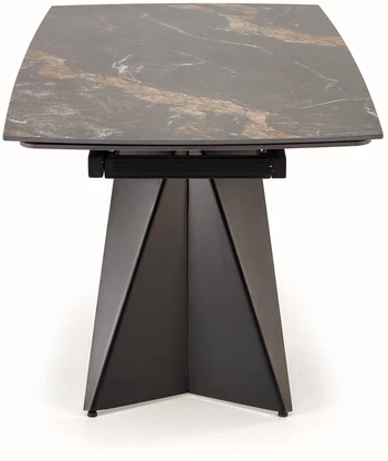 ARMANI extension table, juodas marble / juodas
