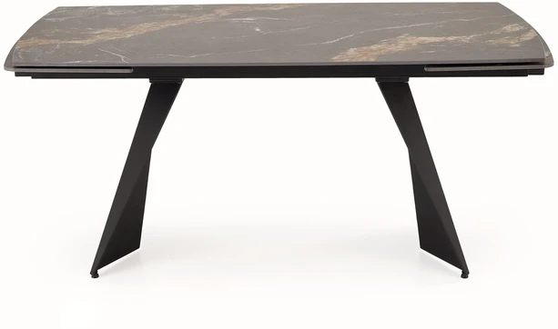 ARMANI extension table, juodas marble / juodas