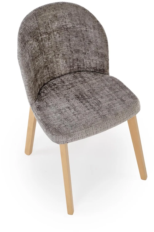 BASSO chair honey oak / CREMONA 96 (pilkas)