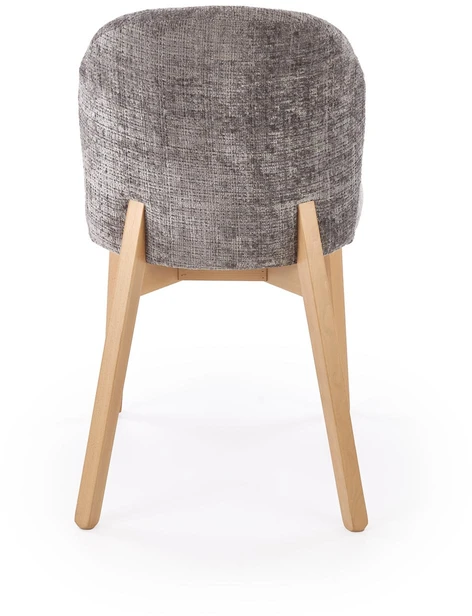 BASSO chair honey oak / CREMONA 96 (pilkas)