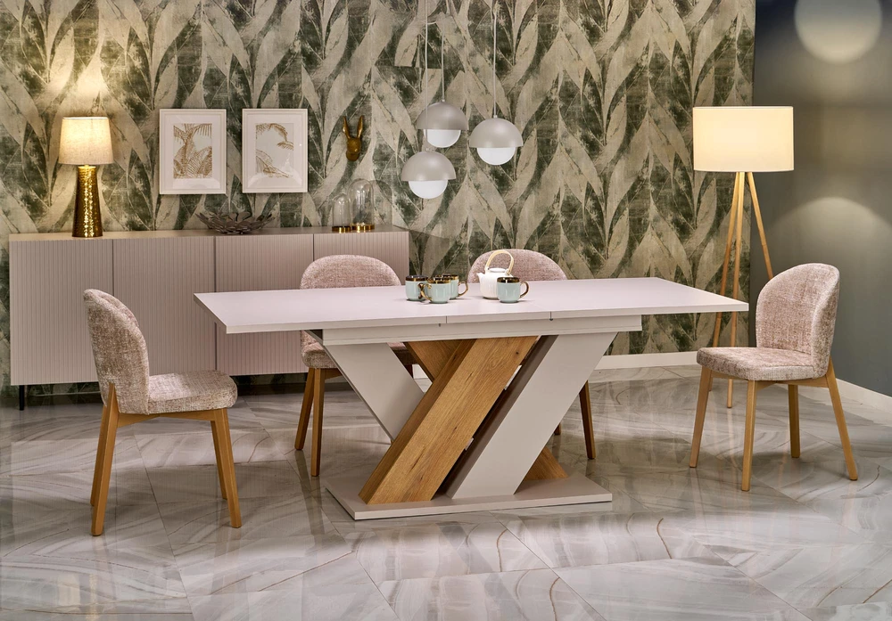 Halmar Dining table extendable Brandon. oak col. 160-200x90 cm