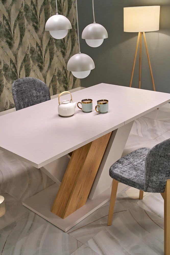 Halmar Dining table extendable Brandon. oak col. 160-200x90 cm