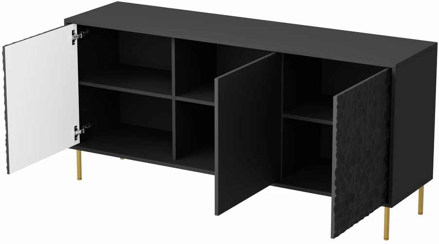 BULLET KM-1 chest, juodas / auksinis
