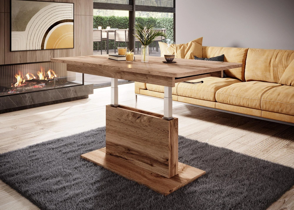 BUSETTI coffee table, wotan oak
