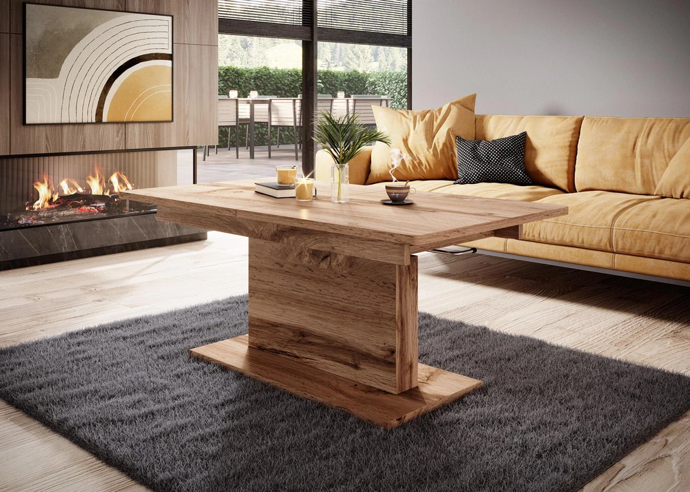 BUSETTI coffee table, wotan oak