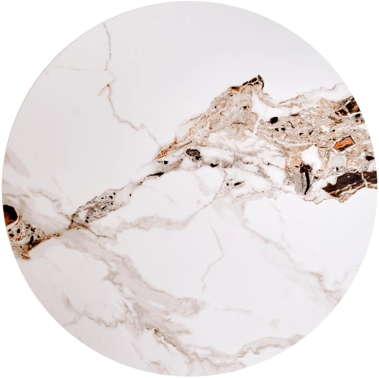 CARINA_S c.table beige marble / walnut