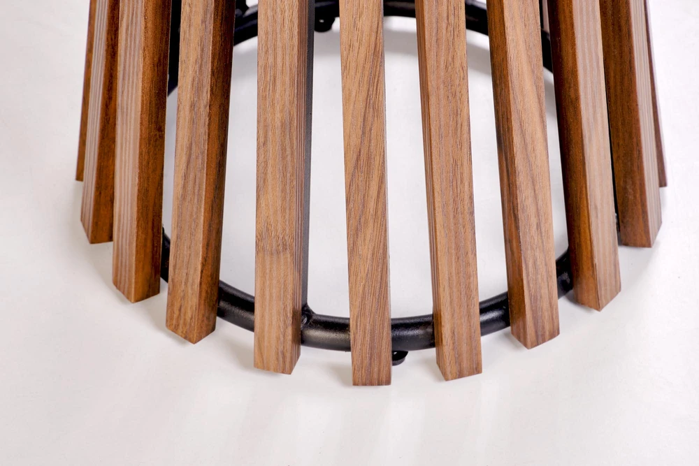 CARINA_S c.table beige marble / walnut