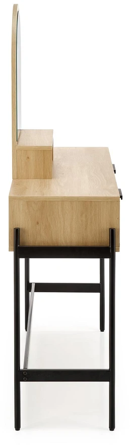 CARMEN console table, natural / juodas