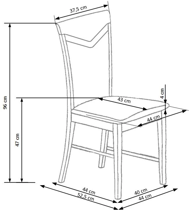 CITRONE chair color: baltas / Inari 23